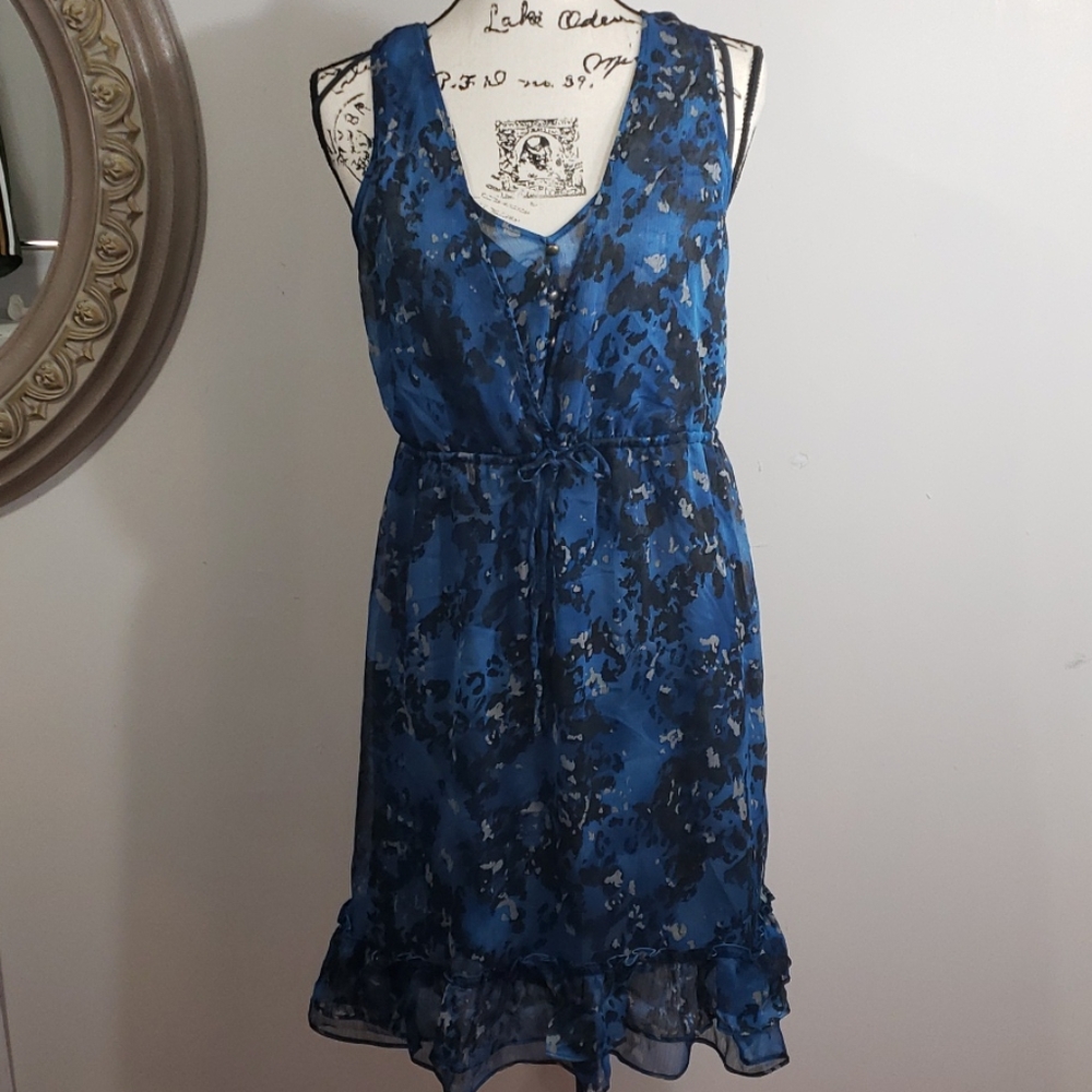 Converse One Star Sheer Camo Tunic Dress Size Small